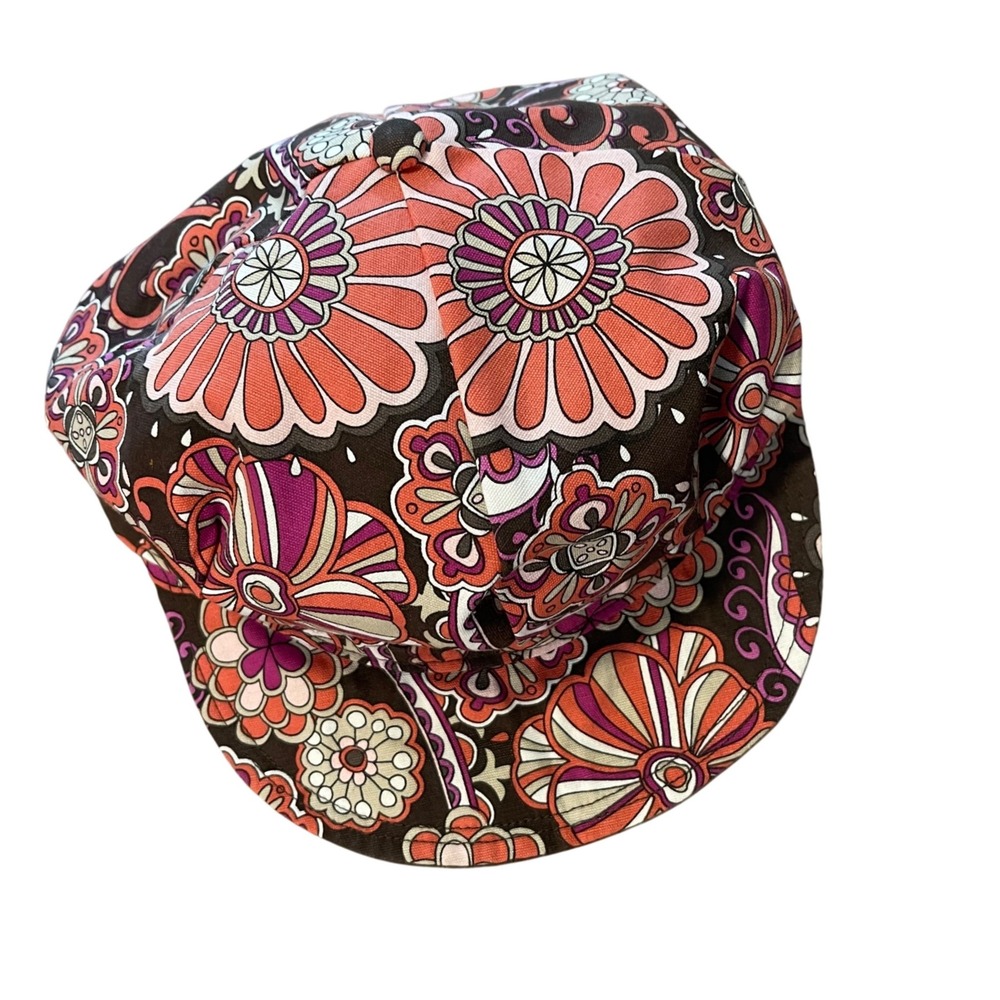 Breathe Cap Colorful Floral Print‎ Cotton Newsboy Hat Women's